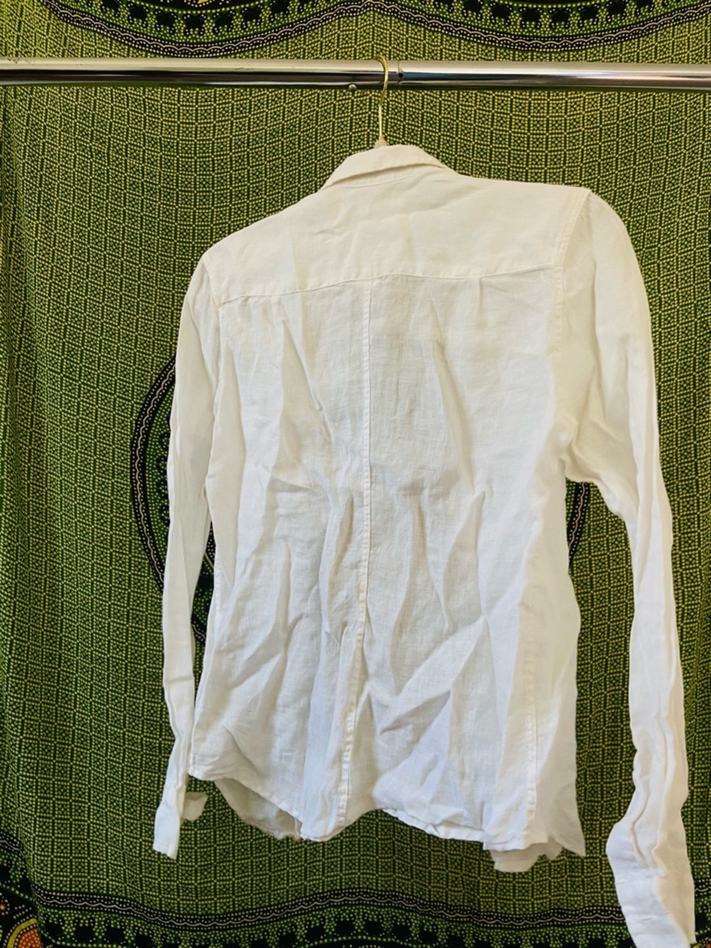 Frank & Eileen White Linen Button-Front Shirt - Picture 3 of 3